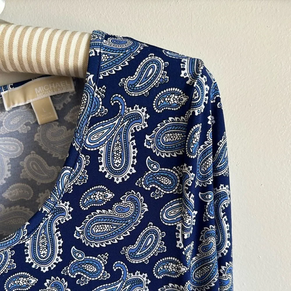 Michael Kors A-line Paisley Dress